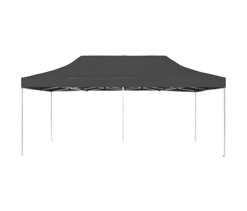 Carpa plegable profesional de aluminio antracita 6x3 m