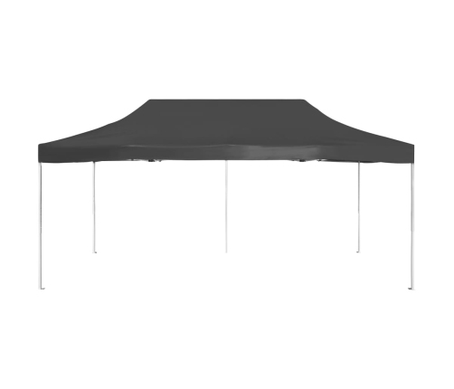 Carpa plegable profesional de aluminio antracita 6x3 m