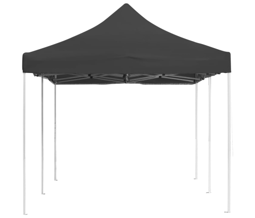 Carpa plegable profesional de aluminio antracita 6x3 m