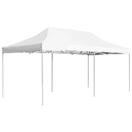 Carpa plegable profesional de aluminio blanco 6x3 m