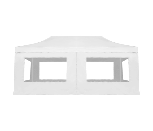 Carpa plegable profesional y paredes aluminio blanco 6x3 m