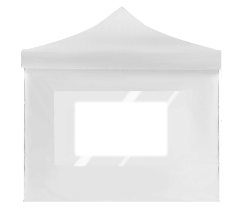 Carpa plegable profesional y paredes aluminio blanco 6x3 m