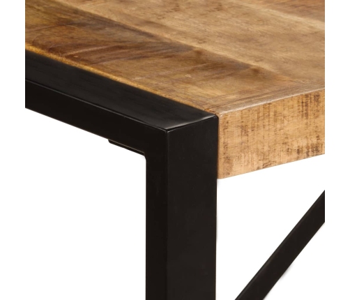 Mesa de comedor de madera maciza de mango 220x100x75 cm