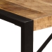 Mesa de comedor de madera maciza de mango 220x100x75 cm