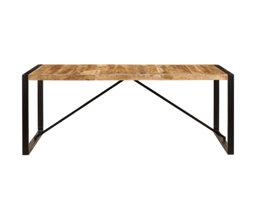 Mesa de comedor de madera maciza de mango 200x100x75 cm