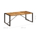 Mesa de comedor de madera maciza de mango 200x100x75 cm