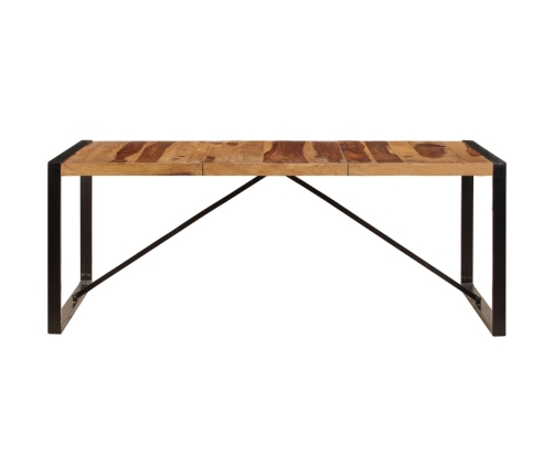 Mesa de comedor de madera maciza de sheesham 200x100x75 cm