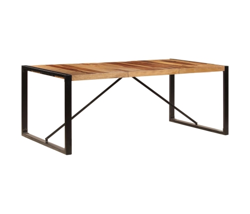 Mesa de comedor de madera maciza de sheesham 200x100x75 cm