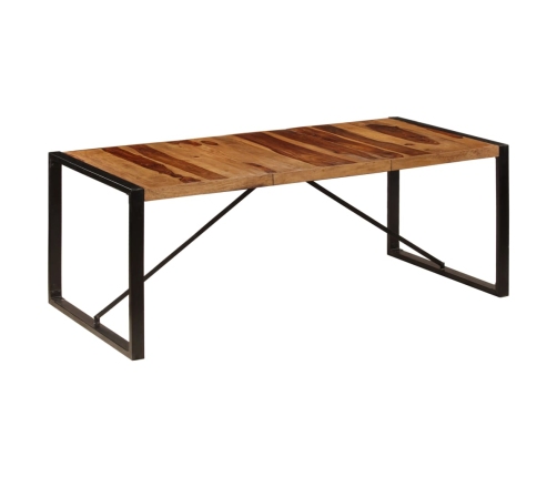 Mesa de comedor de madera maciza de sheesham 200x100x75 cm