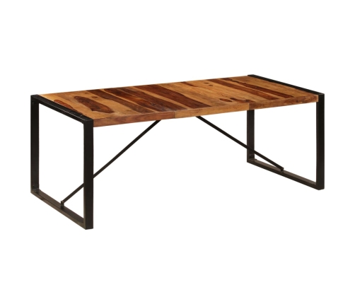 Mesa de comedor de madera maciza de sheesham 200x100x75 cm