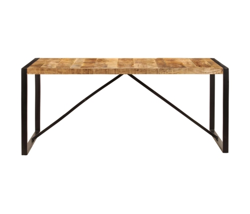 Mesa de comedor madera maciza de mango 180x90x75 cm