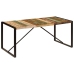 Mesa de comedor de madera maciza reciclada 180x90x75 cm