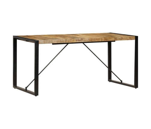 vidaXL Mesa de comedor de madera maciza de mango 160x80x75 cm