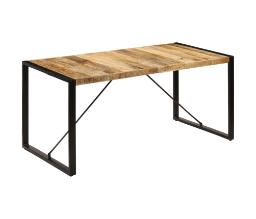 vidaXL Mesa de comedor de madera maciza de mango 160x80x75 cm