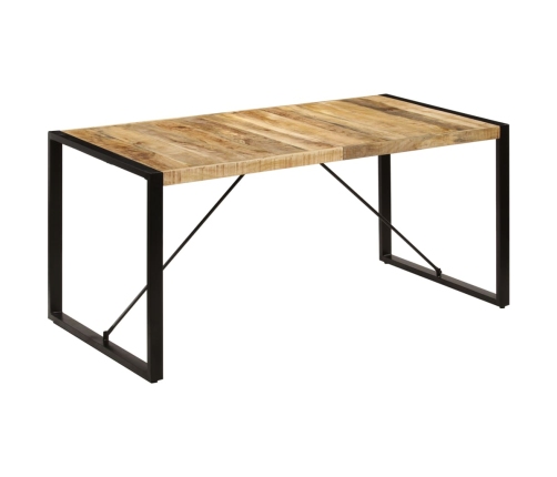 vidaXL Mesa de comedor de madera maciza de mango 160x80x75 cm