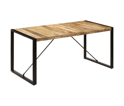 vidaXL Mesa de comedor de madera maciza de mango 160x80x75 cm