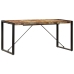 Mesa de comedor de madera maciza reciclada 160x80x75 cm