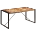 Mesa de comedor de madera maciza reciclada 160x80x75 cm