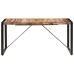 Mesa de comedor de madera maciza reciclada 160x80x75 cm