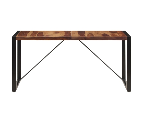 Mesa de comedor 160x80x75 cm madera maciza de sheesham