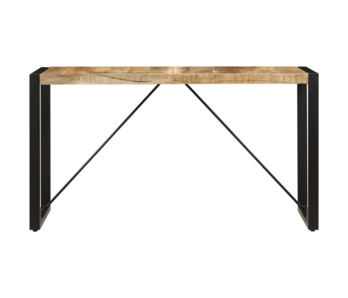 Mesa de comedor madera maciza de mango 140x70x75 cm