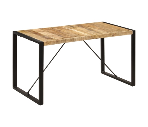 Mesa de comedor madera maciza de mango 140x70x75 cm