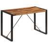 Mesa de comedor de madera maciza de sheesham 120x60x76 cm