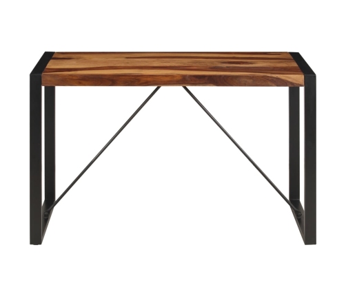 Mesa de comedor de madera maciza de sheesham 120x60x76 cm