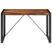 Mesa de comedor de madera maciza de sheesham 120x60x76 cm