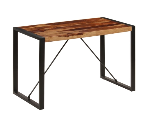 Mesa de comedor de madera maciza de sheesham 120x60x76 cm