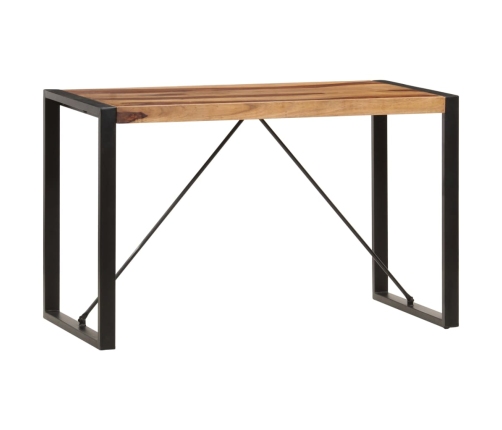 Mesa de comedor de madera maciza de sheesham 120x60x76 cm