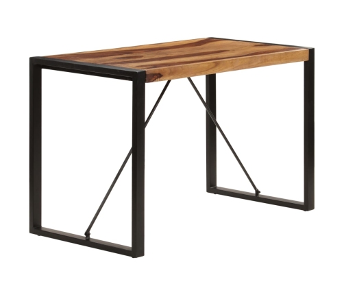 Mesa de comedor de madera maciza de sheesham 120x60x76 cm