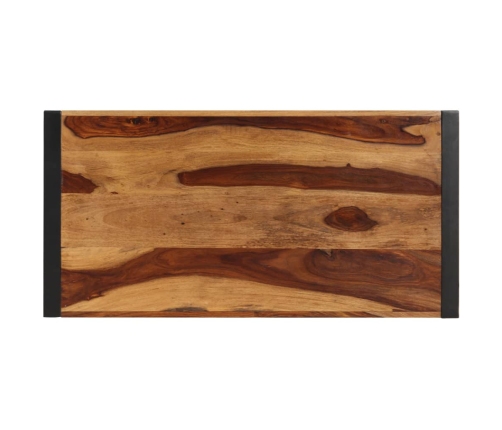 Mesa de comedor de madera maciza de sheesham 120x60x76 cm