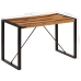 Mesa de comedor de madera maciza de sheesham 120x60x76 cm