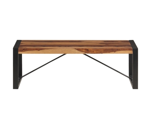 Mesa de centro de madera maciza de sheesham 120x60x40 cm