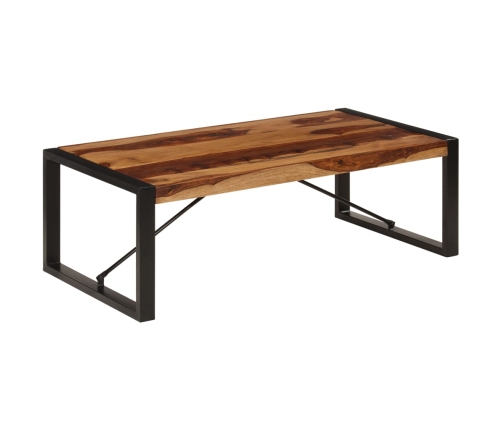 Mesa de centro de madera maciza de sheesham 120x60x40 cm