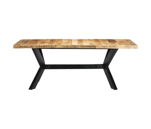 Mesa de comedor de madera maciza de mango 200x100x75 cm