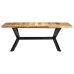 Mesa de comedor de madera maciza de mango 200x100x75 cm