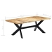 Mesa de comedor de madera maciza de mango 200x100x75 cm