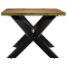 vidaXL Mesa de comedor madera maciza reciclada 200x100x75 cm