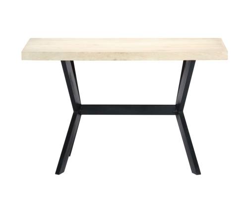 Mesa de comedor de madera maciza de mango 120x60x75 cm