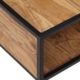 Mesa de centro de madera maciza de acacia 70x70x32 cm