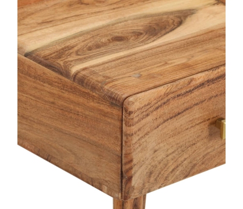 Mesa de centro de madera maciza de acacia 70x60x42 cm