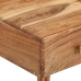 Mesa de centro de madera maciza de acacia 70x60x42 cm