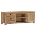 Mueble de TV de madera maciza de mango 120x30x40 cm