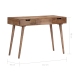 Mesa tocador con espejo madera maciza de mango 112x45x76 cm