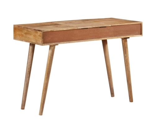 Mesa tocador con espejo madera maciza de mango 112x45x76 cm