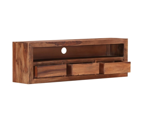 Mueble de TV de madera maciza de Sheesham 120x30x40 cm