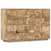 Armario Alphabet con 6 cajones madera maciza mango 120x35x79 cm