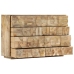 Armario Alphabet con 6 cajones madera maciza mango 120x35x79 cm